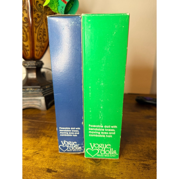 Vintage Ginny Dolls 2. 1978 one blonde one brown. Brand new in box - Picture 8 of 12